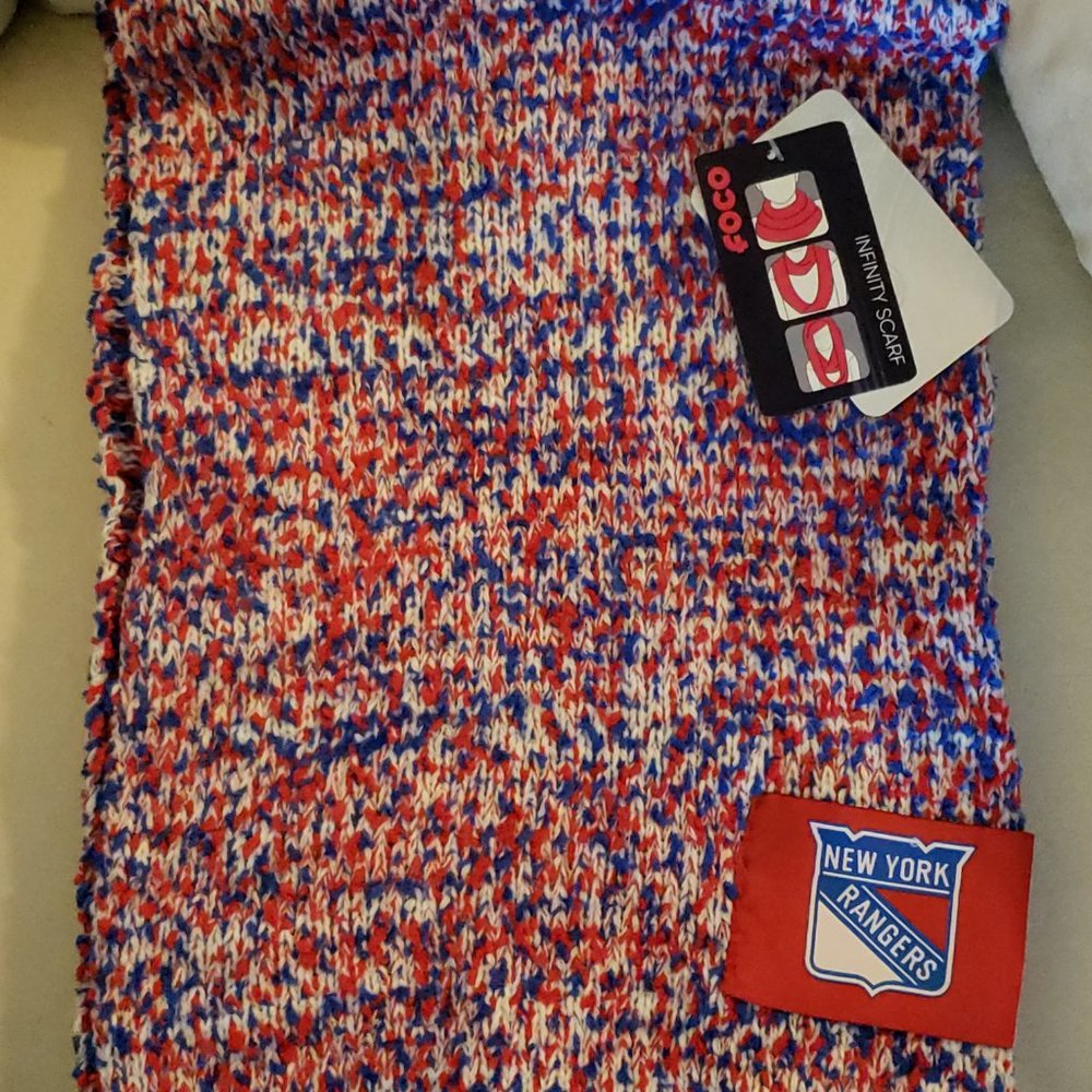 NWT- Gorgeous NY Rangers infinity Scarf